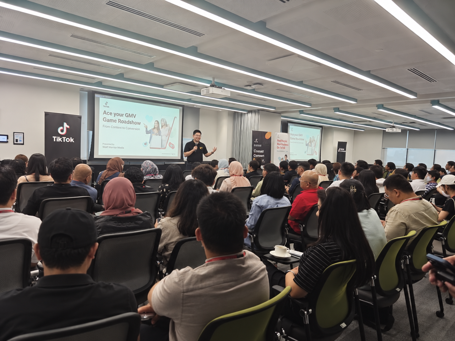 Merchant sharing session at TikTok HQ