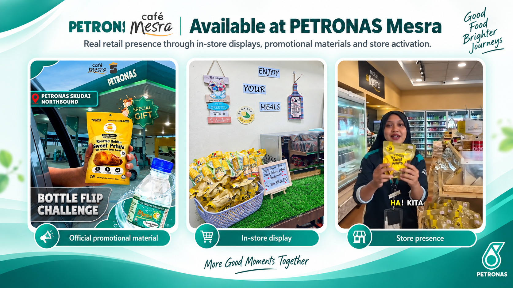 Suipoteto retail activation at PETRONAS Mesra